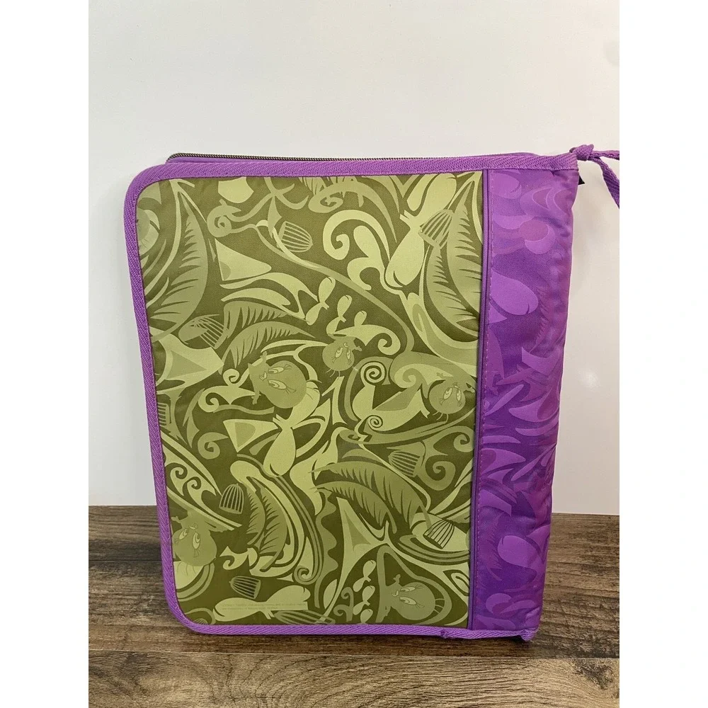 Looney Tunes Tweety Bird Trapper Keeper Style Zippered Binder Rubber Frame